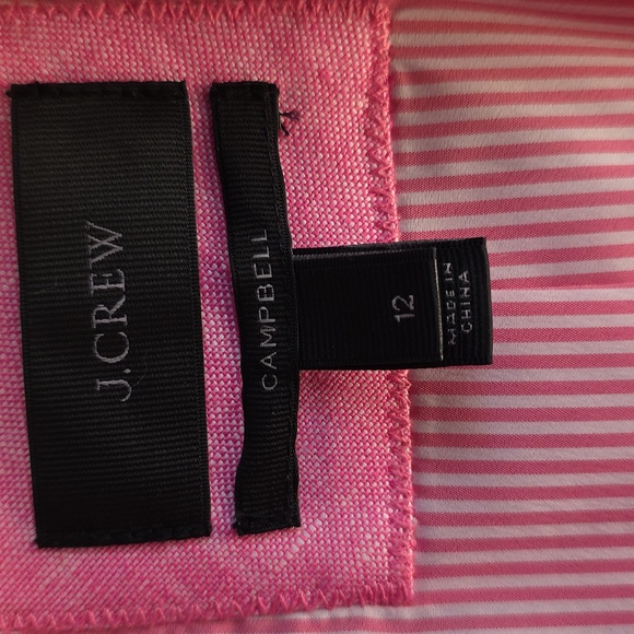 J. Crew Pink Linen Campbell Blazer Sz12 EUC - Picture 8 of 11